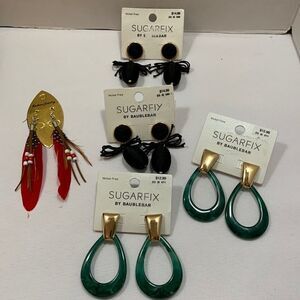 Bundle of FIVE NWT earrings.  Resellers welcome